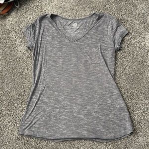 Comfy gray v-neck